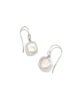 Kendra Scott Davis 18k Gold Vermeil Small Drop Earrings in Ivory