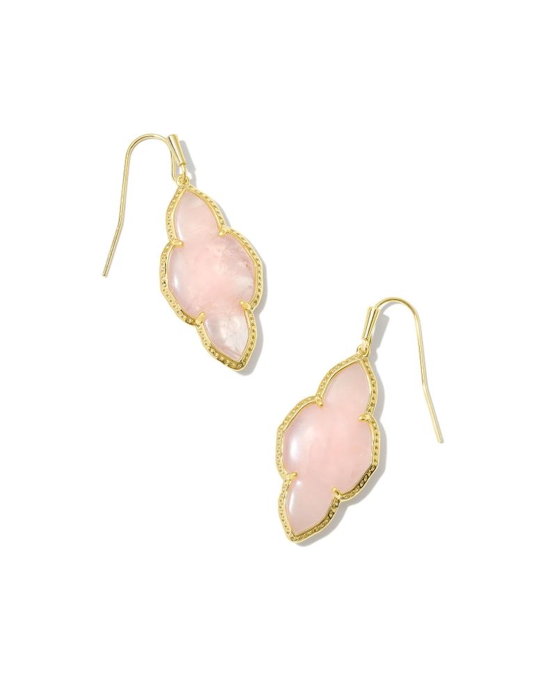 Kendra scott rose best sale quartz earrings