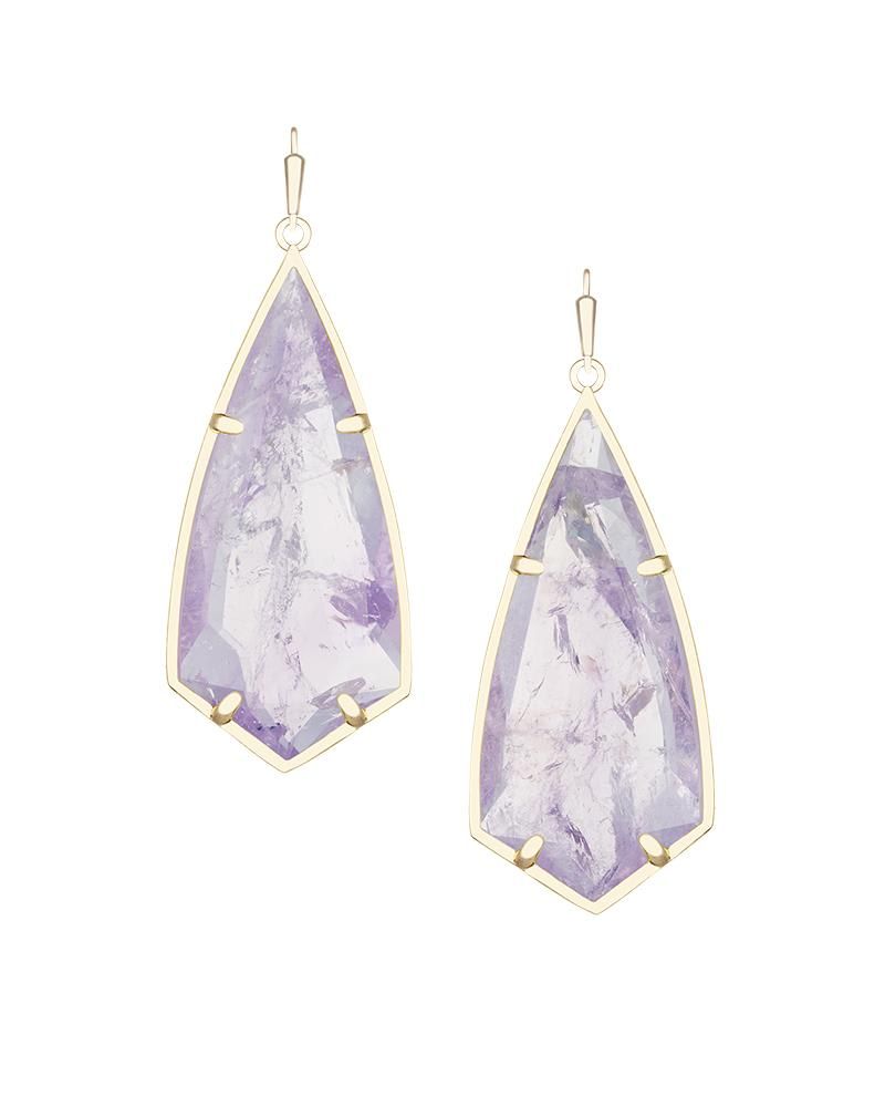 Kendra scott amethyst shop earrings