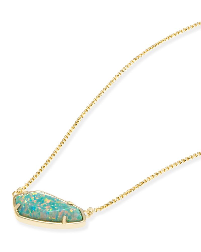 Kendra Scott Cami Necklace in Aqua Kyocera Opal Bridge Street