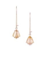 Kendra Scott Carinne Earrings in Suspended Brown Pearl Bethesda Row