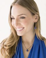 Kendra Scott Carinne Earrings in Suspended Brown Pearl Bethesda Row