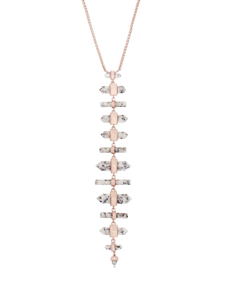 Kendra Scott Samantha Necklace in Gray Granite The Summit at