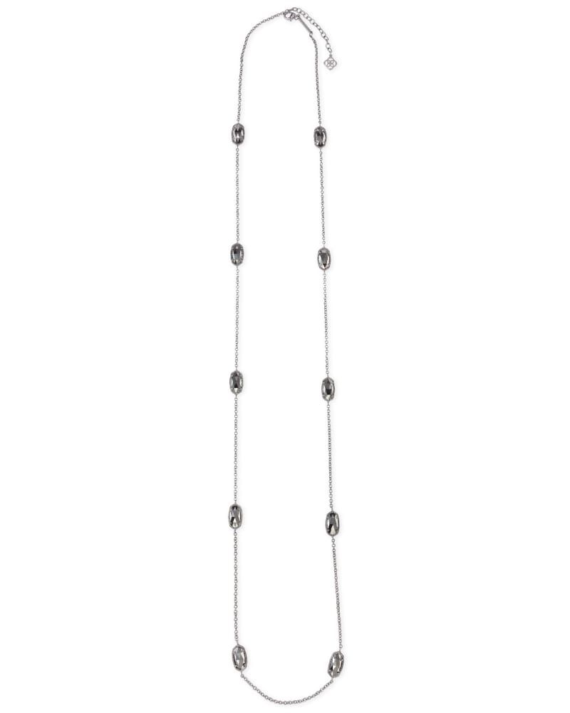 Kendra Scott Kellie Long Necklace in Hematite Bethesda Row