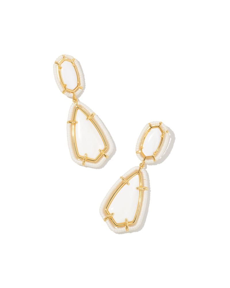 Kendra scott white discount mother of pearl