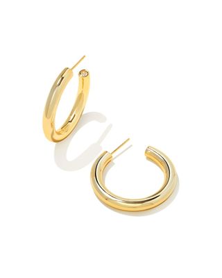Kendra Scott Veronica Hoop Earrings in Gold The Summit at Fritz Farm