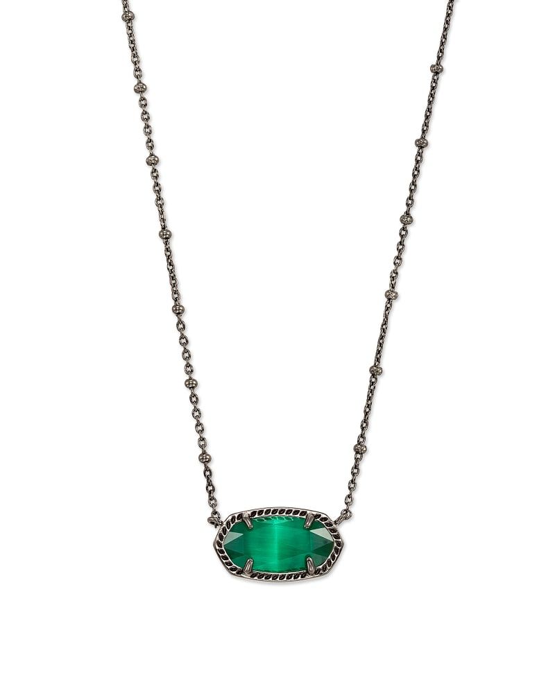 Kendra Scott Elisa Emerald Cat's Eye Necklace New with Tags