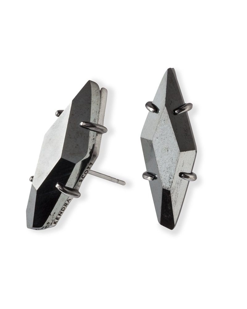 Kendra Scott Belinda Stud Earrings in Hematite Bridge Street