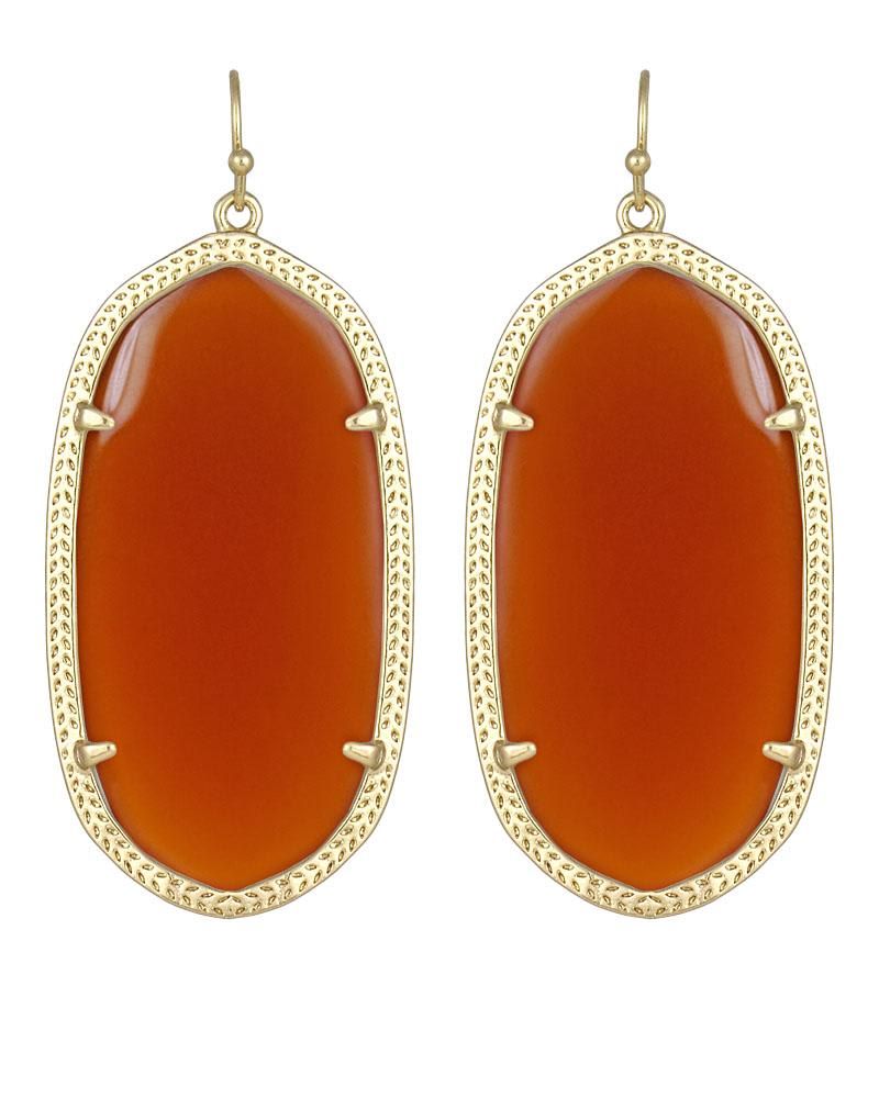 Kendra scott orange earrings sale