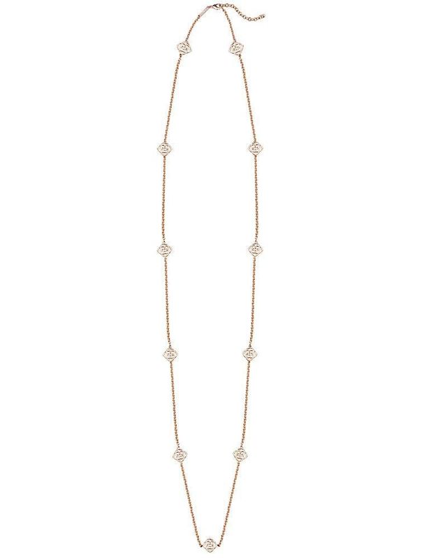 Kendra Scott Wyndham Long Necklace in Silver Bethesda Row
