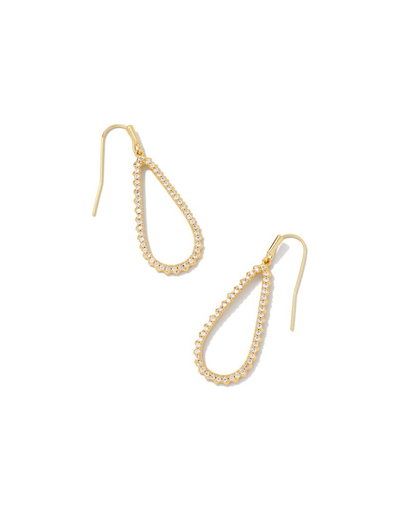 Kendra scott elle store open frame earrings