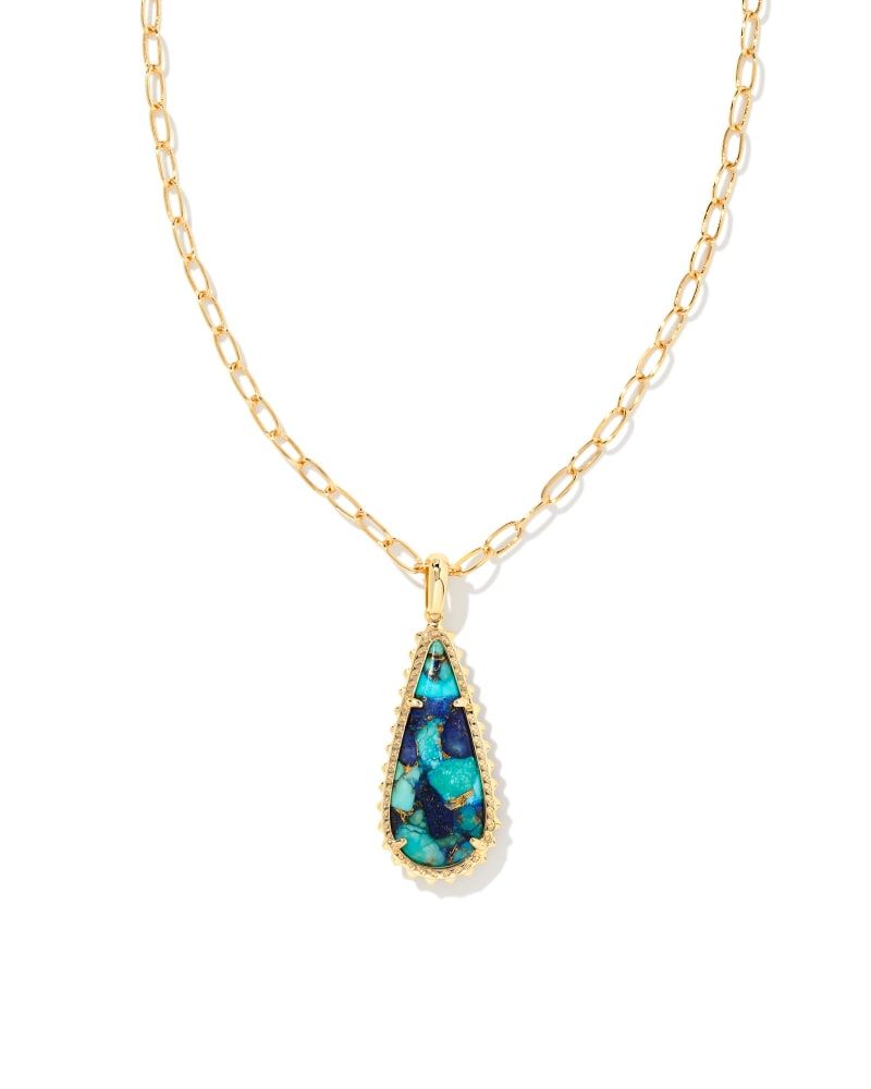 Kendra scott blue store topaz necklace