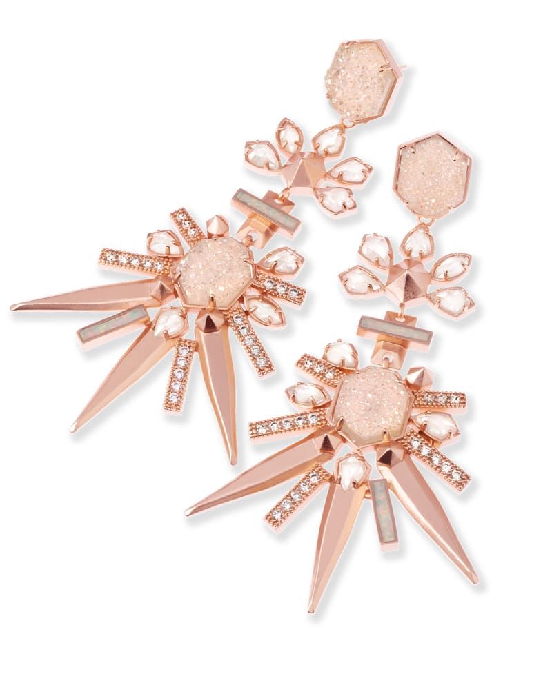 Kendra Scott Isadora Statement Earrings in Champagne Bethesda Row