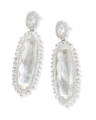 Kendra Scott Karina Statement Earrings in Silver Bethesda Row