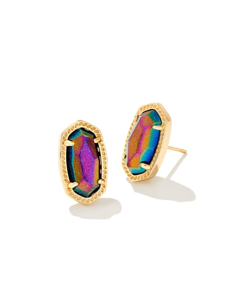 Ellie gold clearance stud earrings