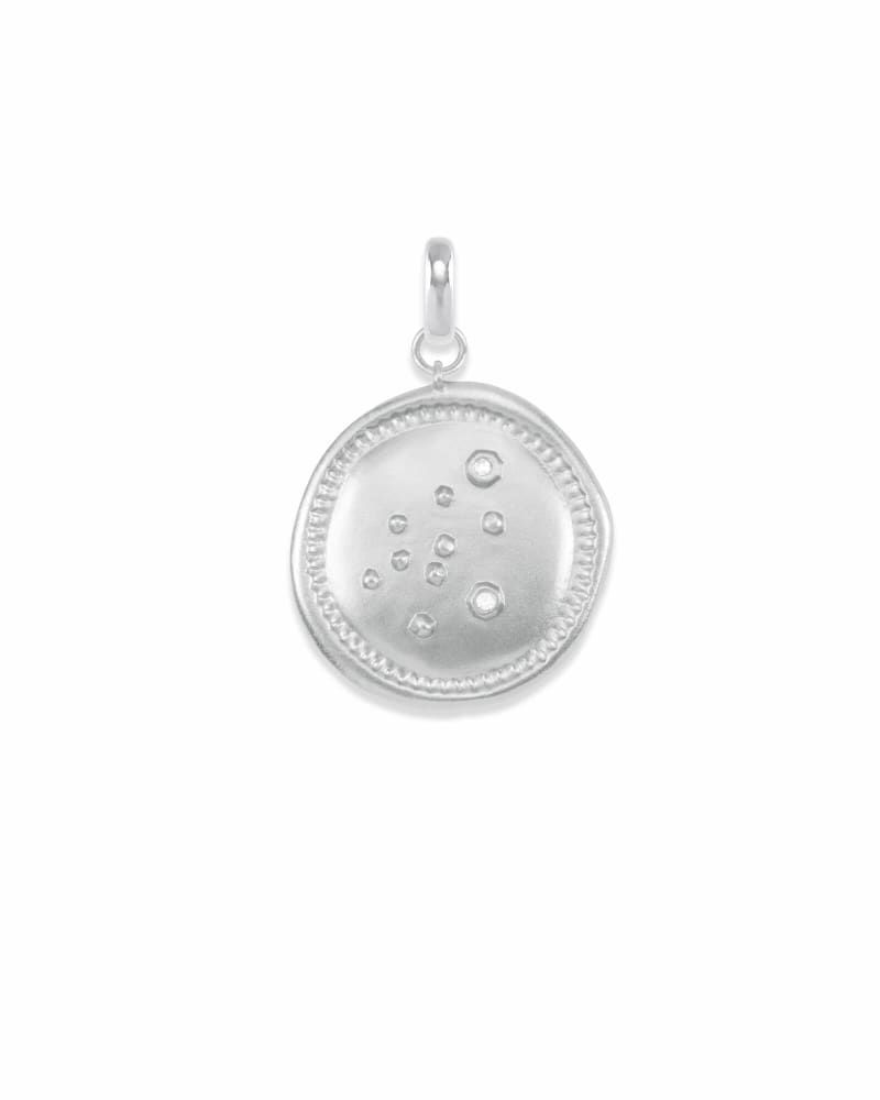 Kendra Scott Aquarius Charm Coin in Silver The Summit at Fritz Farm