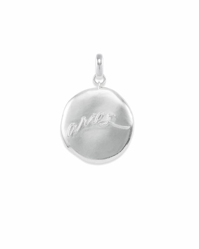 Kendra Scott Aries Coin Charm in Silver The Summit