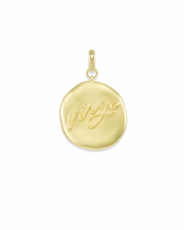 Kendra Scott Virgo Coin Charm in Gold Bethesda Row