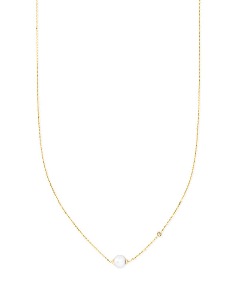 Kendra scott outlet white pearl necklace