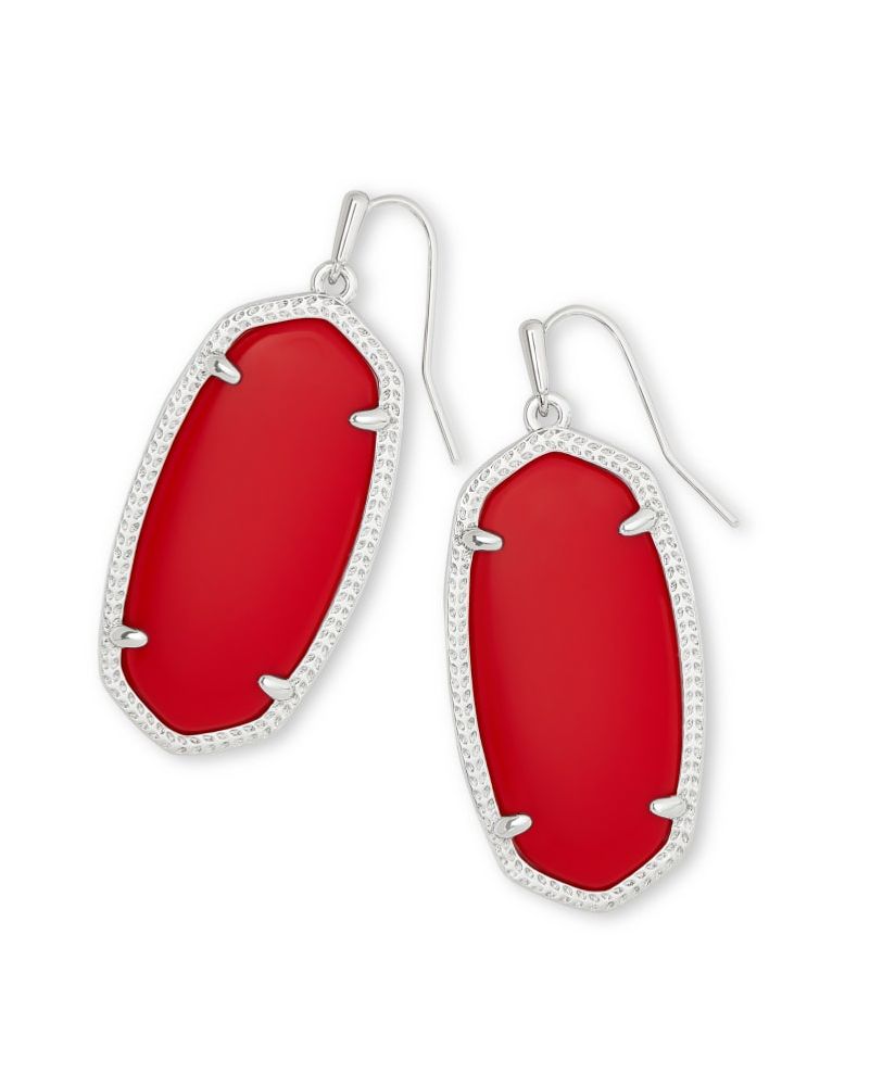 Kendra scott maroon jade earrings sale