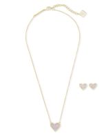 Kendra scott heart necklace and earrings deals
