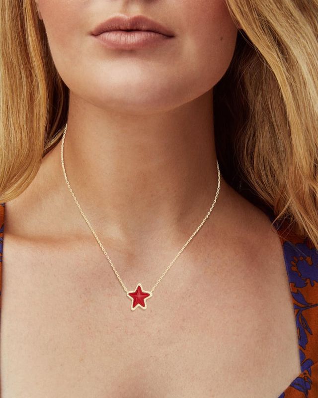 Kendra scott red star outlet necklace