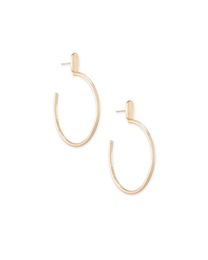 Kendra scott store hammered hoop earrings
