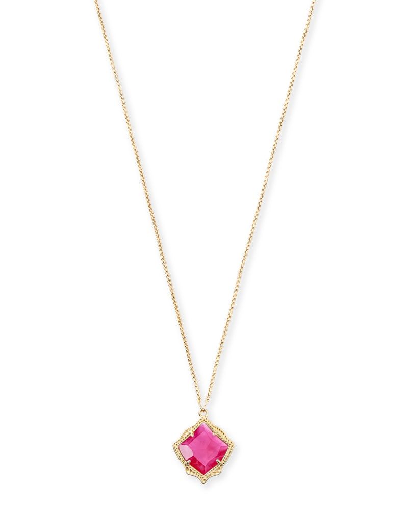 Kacey gold long pendant necklace deals