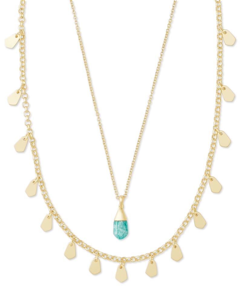 Amazonite multi hot sale strand necklace