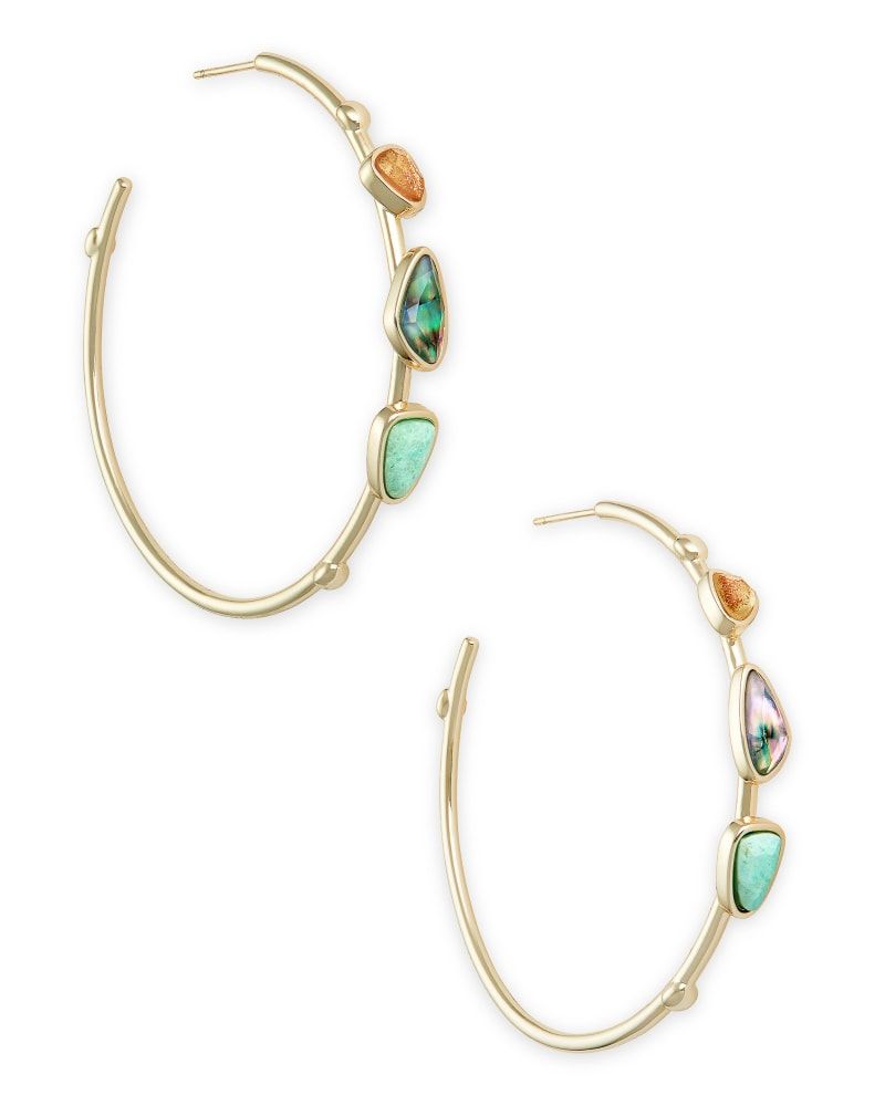 Kendra scott shop green earrings