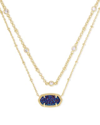 Kendra scott outlet blue drusy earrings