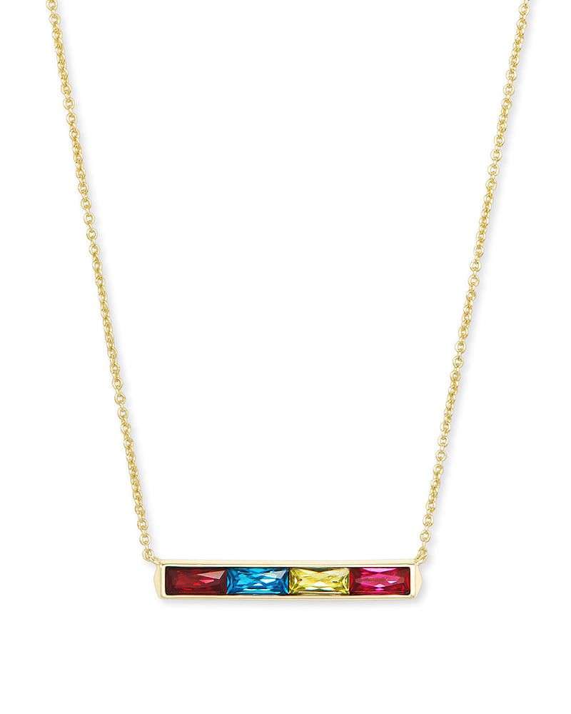 Gold bar hot sale necklace kendra scott