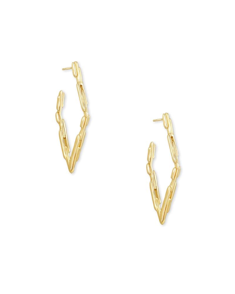 Kendra Scott Rylan Small Hoop Earrings in Gold The Summit at