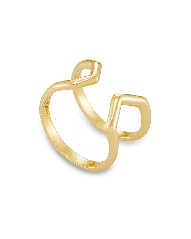 Kendra Scott Mikki Open Ring In Gold The Summit at Fritz Farm