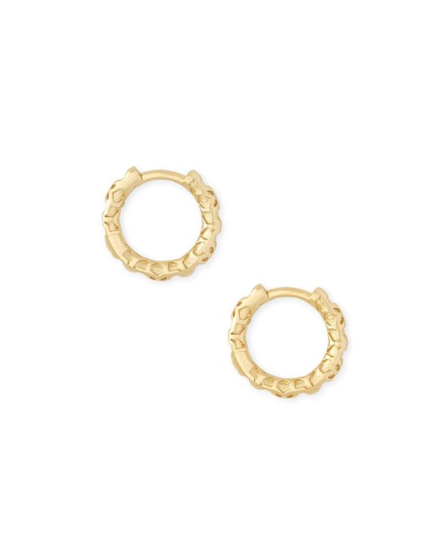 Maggie huggie earrings outlet in gold filigree