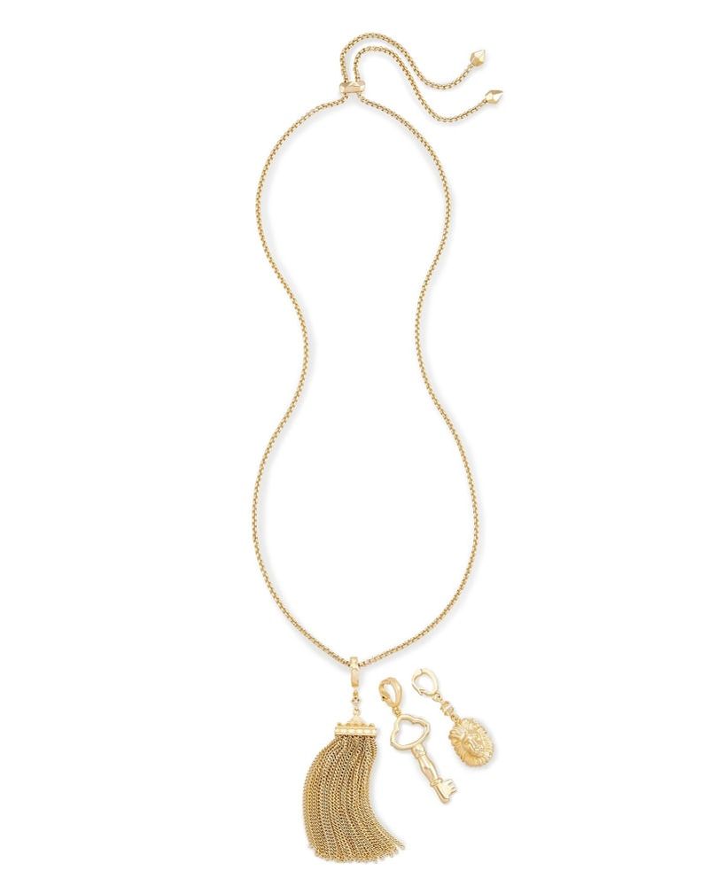 Kendra scott gold tassel necklace store