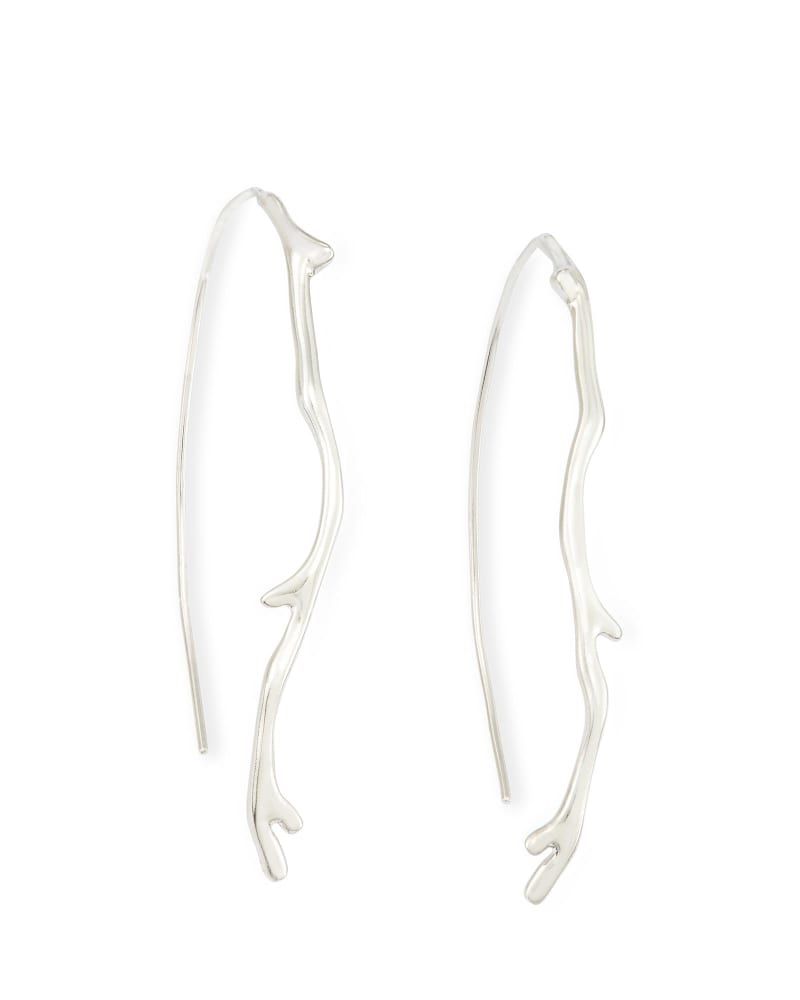 Kendra Scott Huxley Threader Earrings in Silver Bethesda Row
