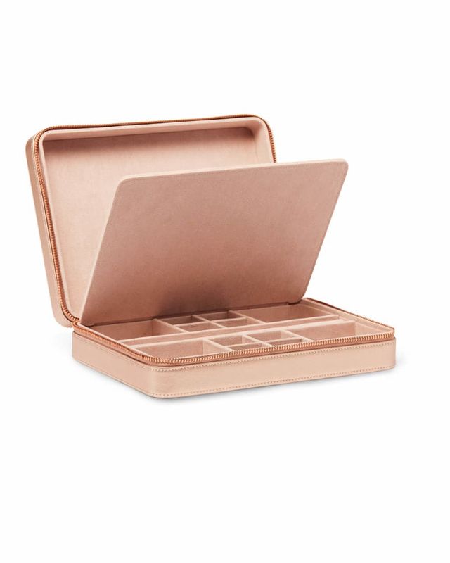 Kendra Scott Large Travel Jewelry Case in Rose Gold Bethesda Row