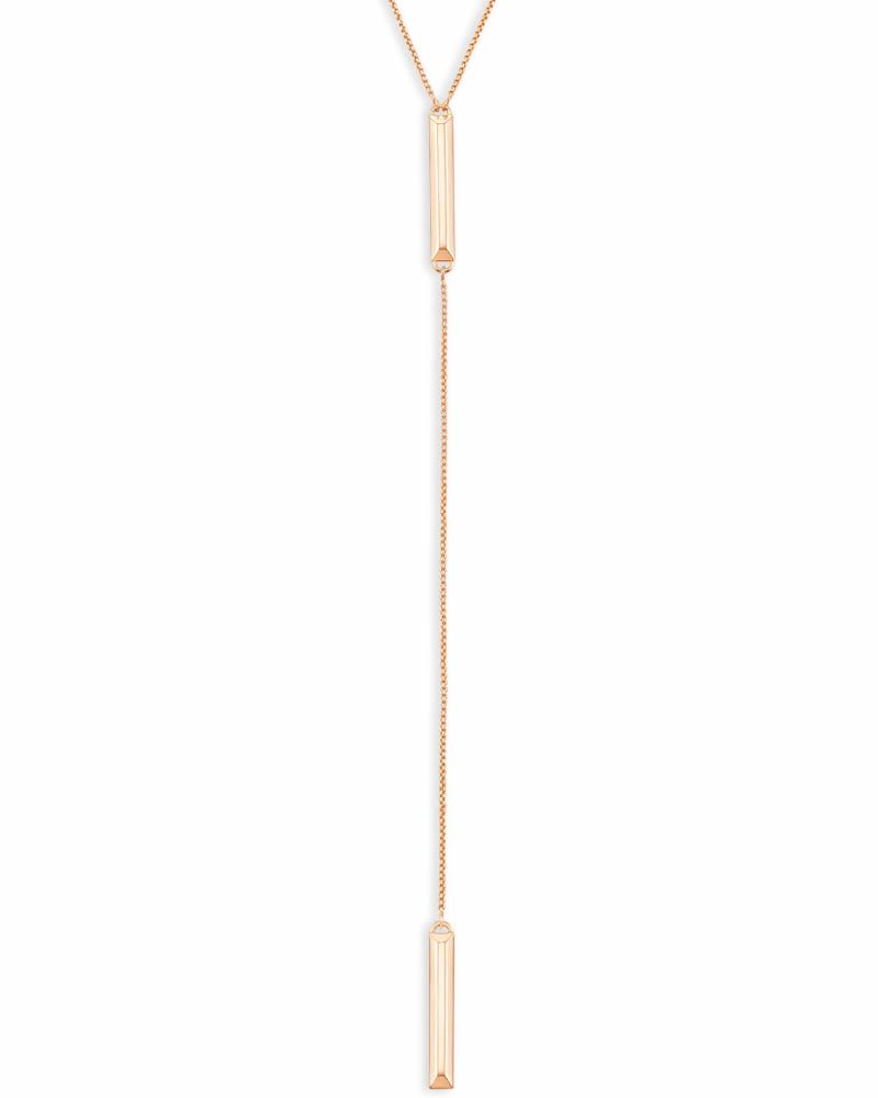 Kendra scott rose online gold bar necklace