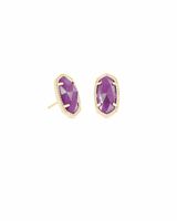 Kendra Scott Ellie Stud Earrings in Purple Jade Bridge Street