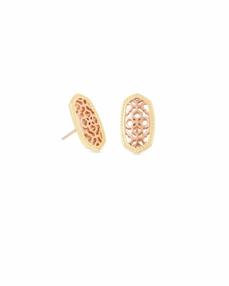 Kendra scott rose gold stud shop earrings