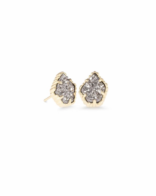 Tessa gold stud earrings cheap