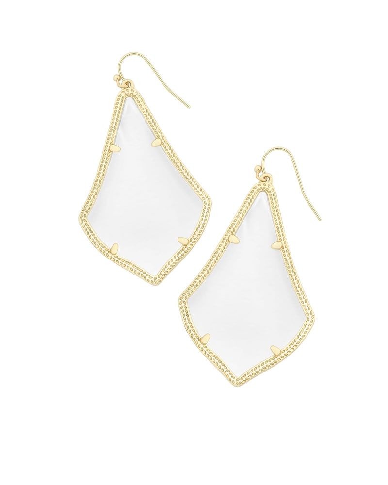 Kendra scott clear best sale crystal earrings