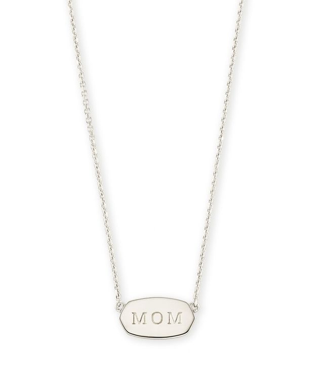 Kendra Scott Mom Elisa Necklace in Sterling Silver The Summit at