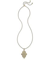 Kendra Scott Kathy Long Necklace in Antique Brass The Summit at