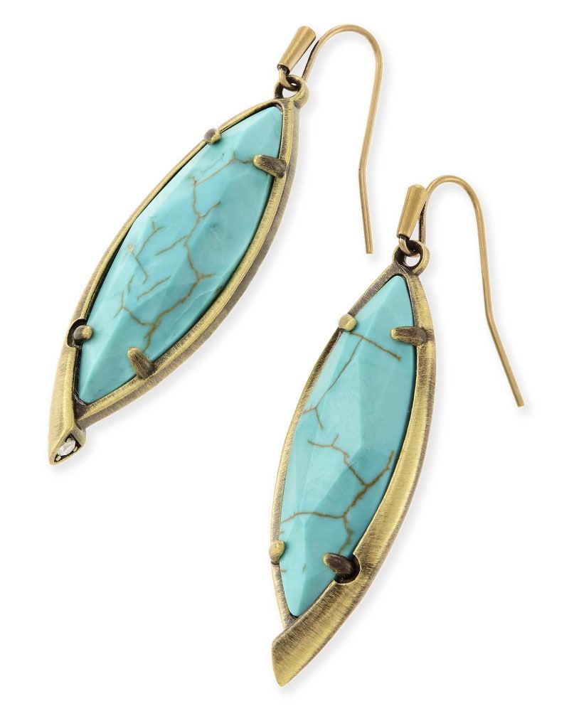 Kendra Scott Turquoise Drop Earrings vinicom.pt