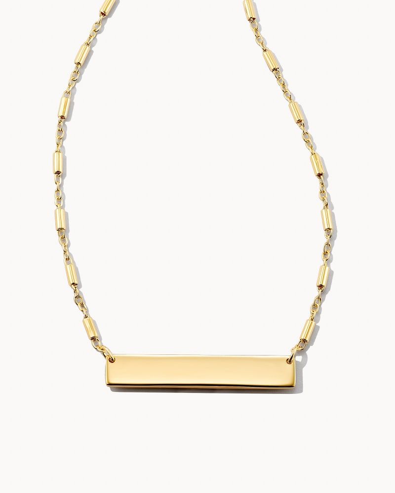 Kendra scott rectangle new arrivals necklace