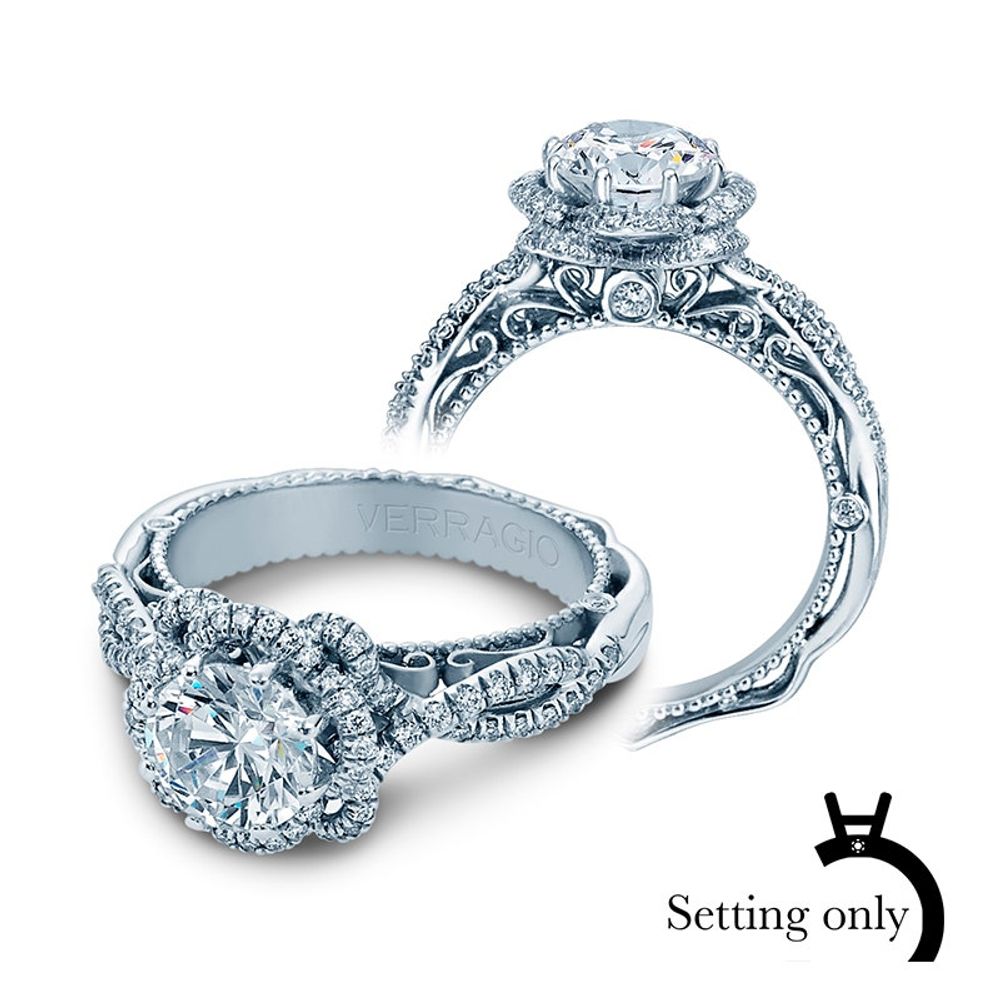 Verragio cubic shop zirconia engagement rings