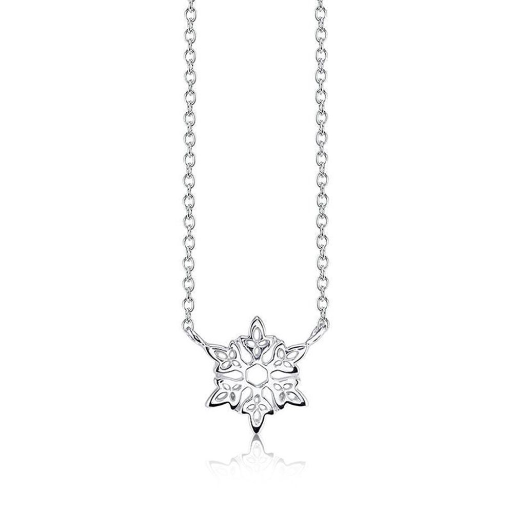 Disney top snowflake necklace