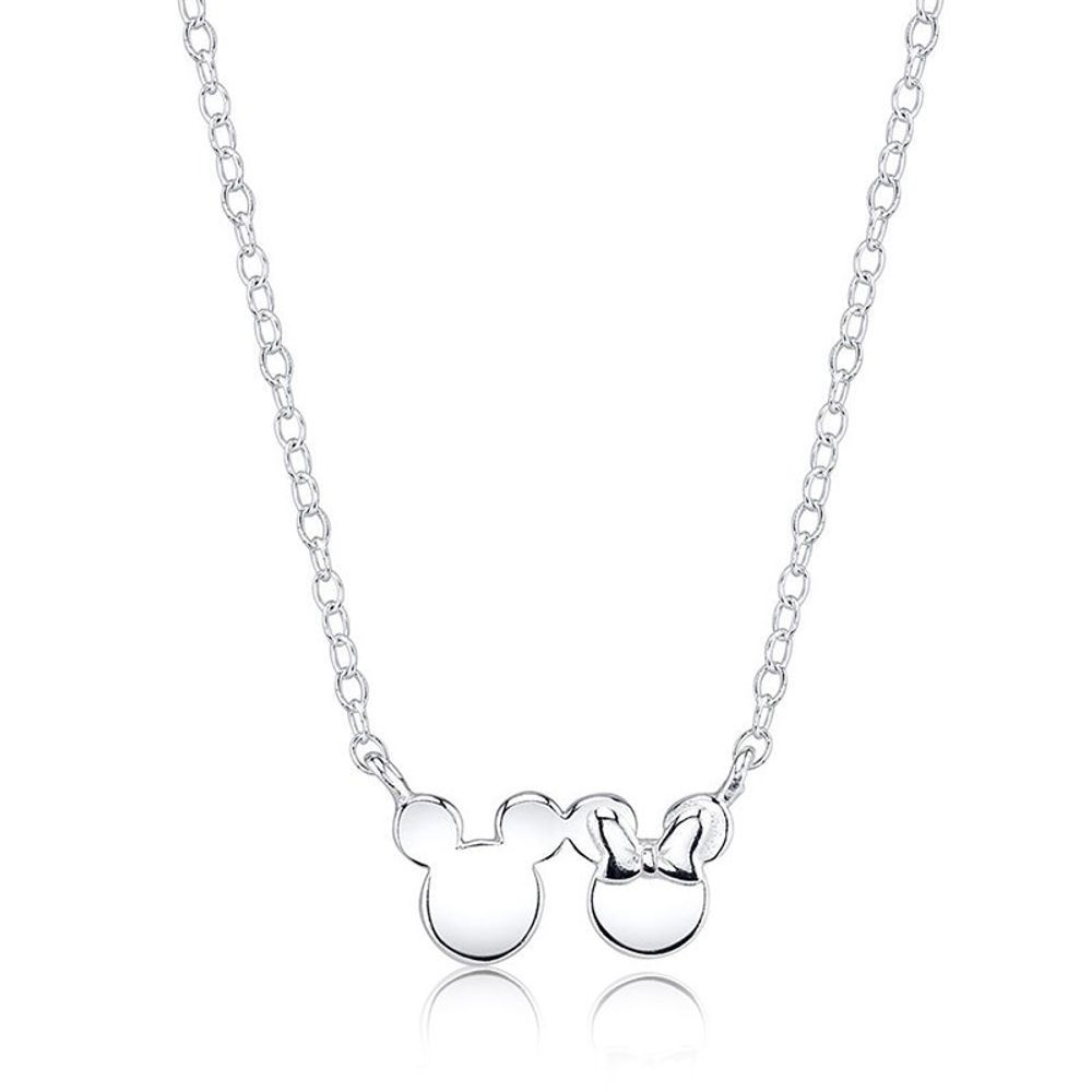 Rogers Hollands Jewelers DISNEY Mickey Minnie Mouse Necklace